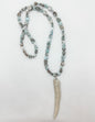 Larimar Antler Necklace